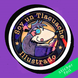 Sticker Tlacuache Ilustrado