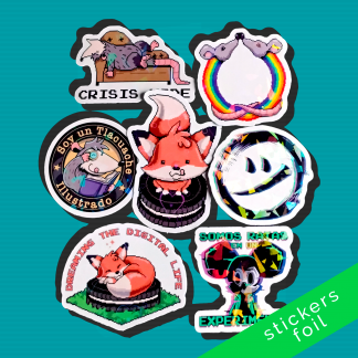 Set de 7 Stickers Conmemorativos